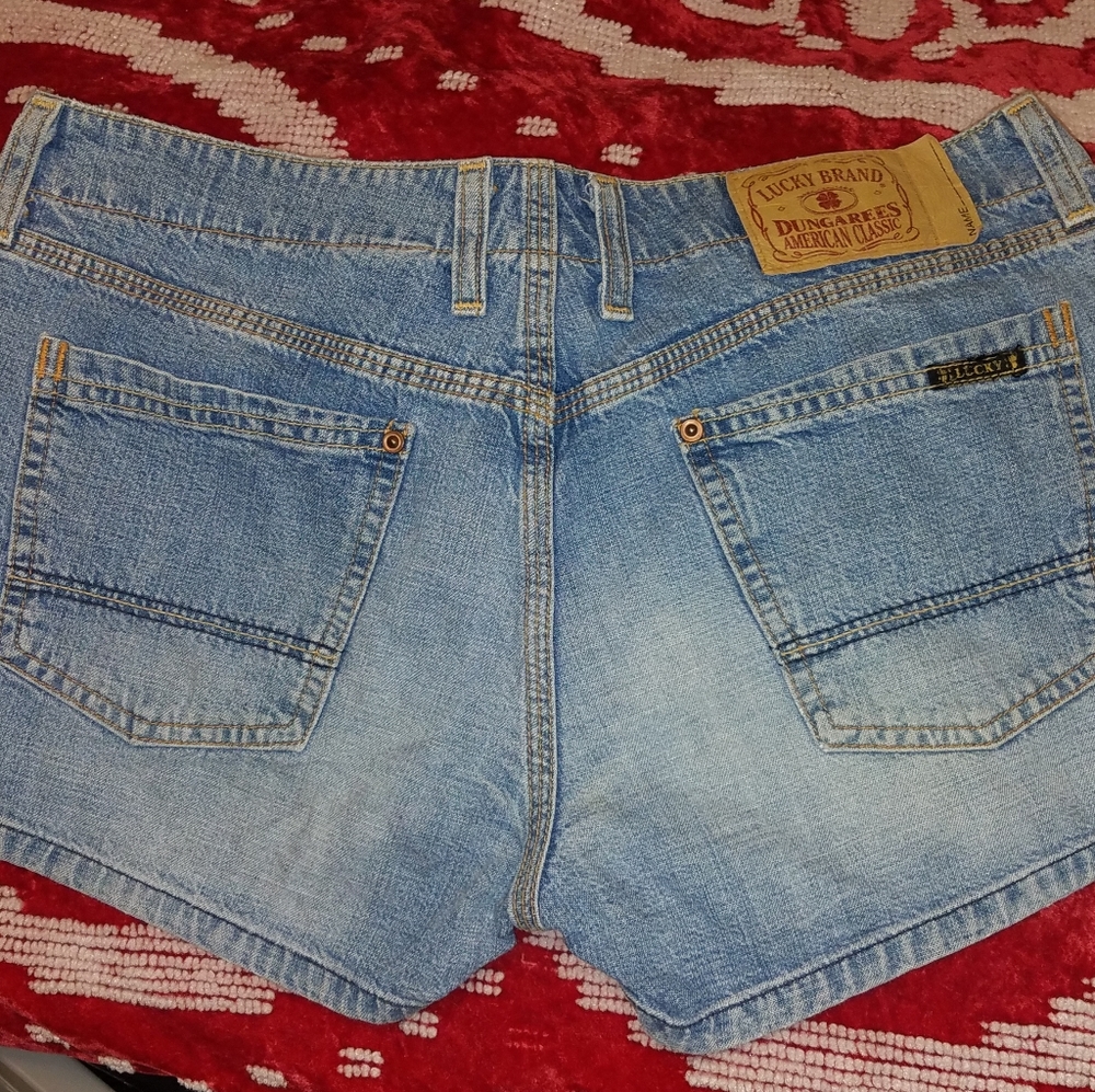 Lucky Brand Jean Shorts 8/29 Low Rise Vintage